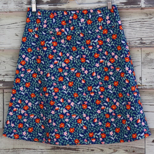 A Line Skirt Birds of Norway Custom Made ALL Sizes and - Etsy UK