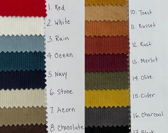 Corduroy A-Line Skirt: Custom Made 100% Cotton