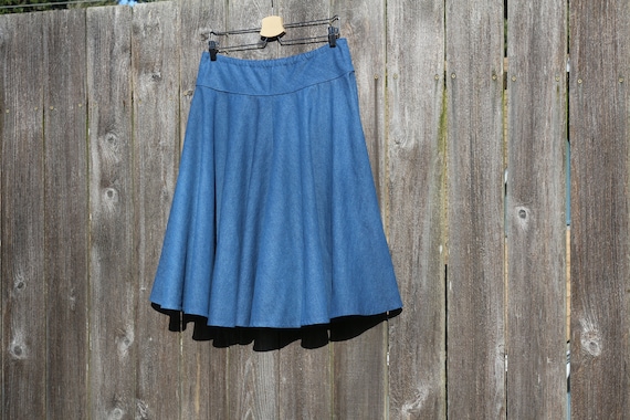 Circle skirt jean 2025