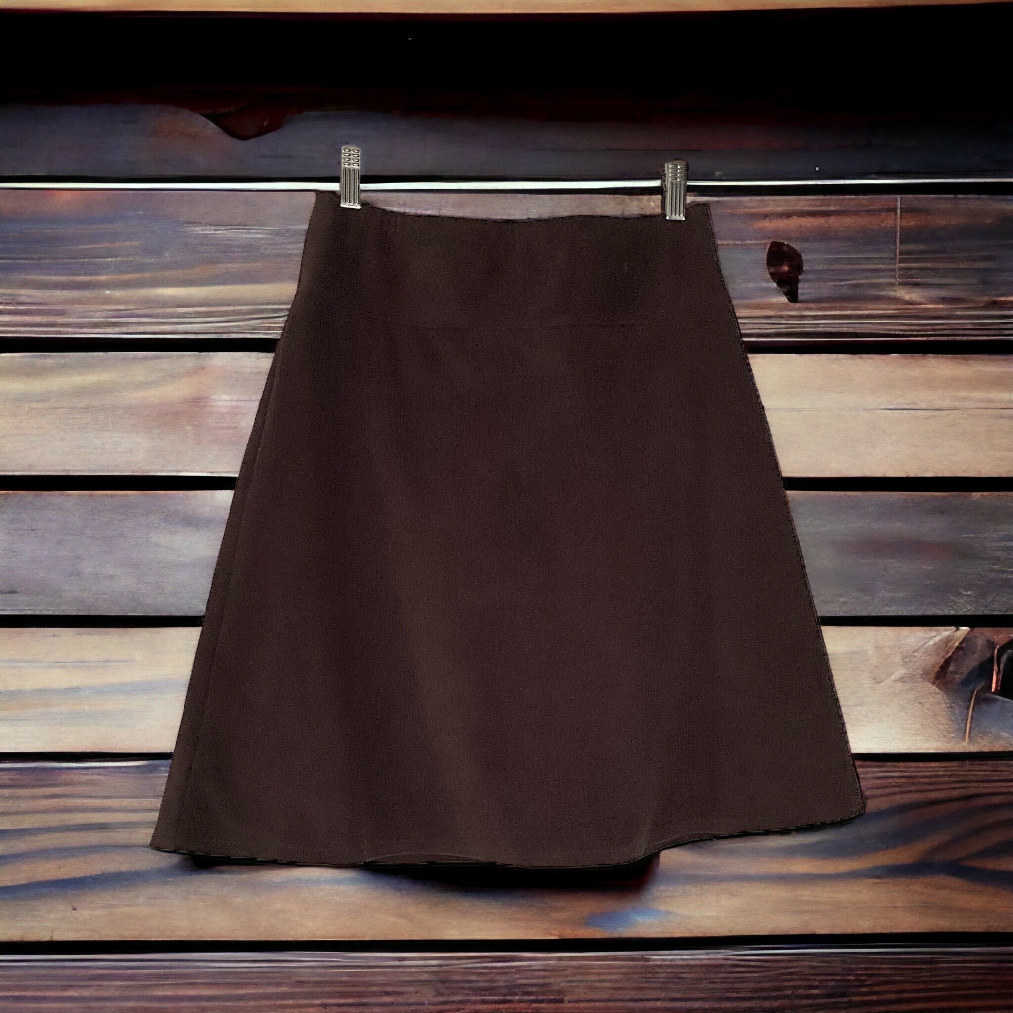 Brown Corduroy Skirt Etsy