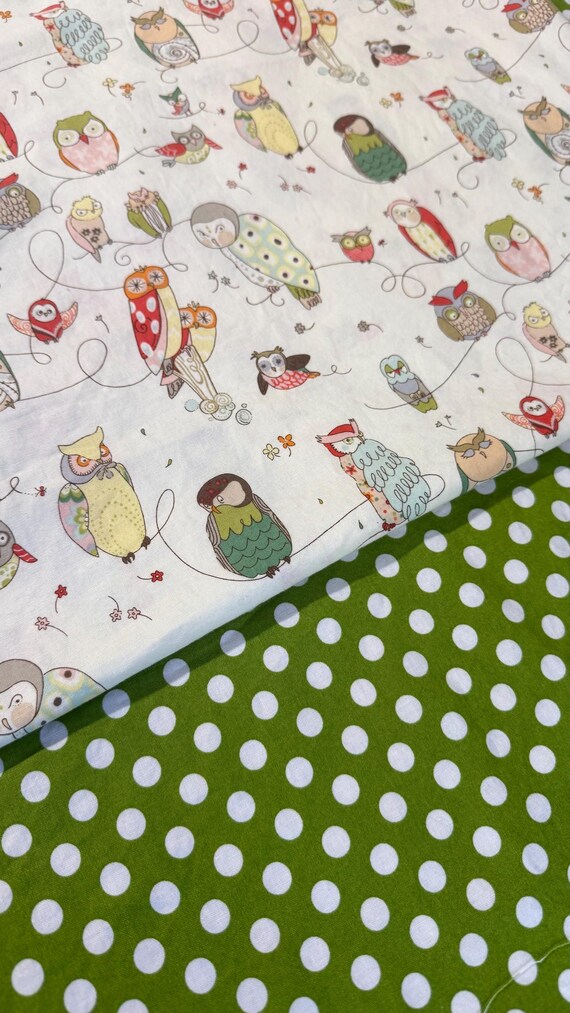 Owl Semi Gathered Skirt, Custom Made, It’s a Hoot, Last One