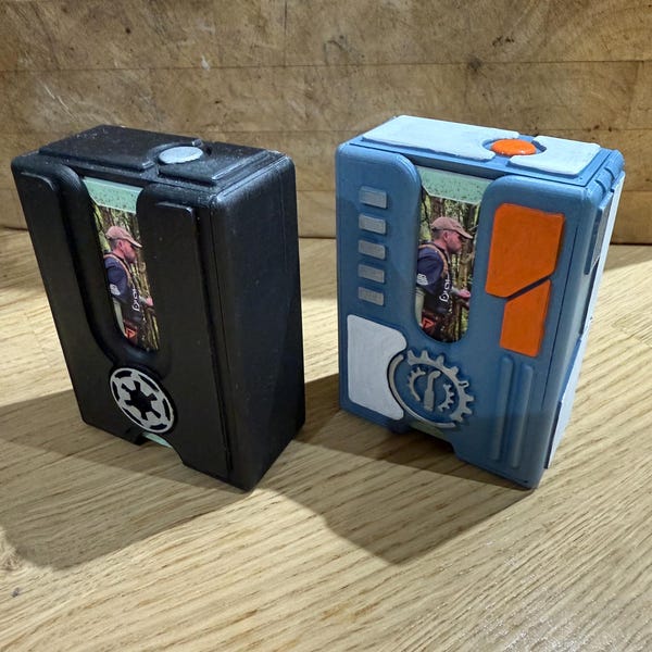 Trading card belt box dispenser