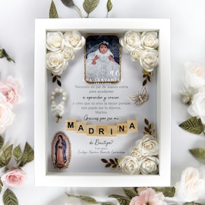 Godparent proposal shadow box, godparent proposal, shadow box, godparents, shadow box, baptism, baptism godparents, bautizo