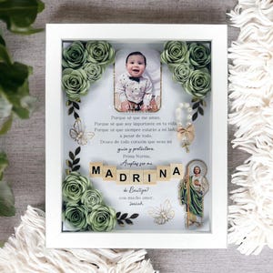 Godparent proposal shadow box, godparent proposal, shadow box, godparents, shadow box, baptism, baptism godparents, bautizo