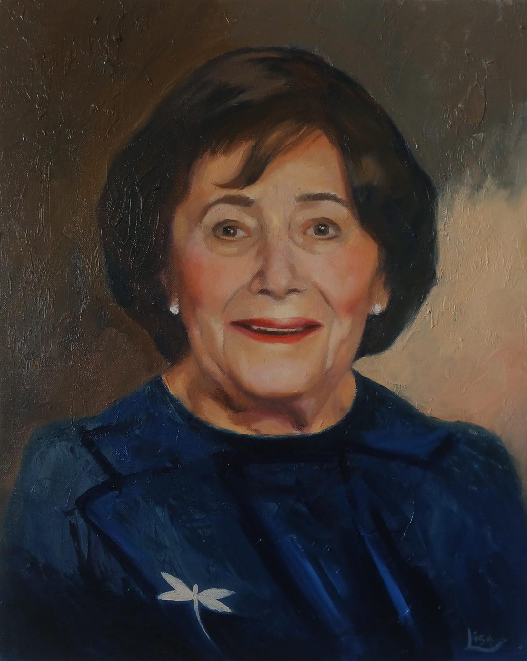 Portrait Oil Painting From Photo, Hand Painted Custom Wall Art on ...
