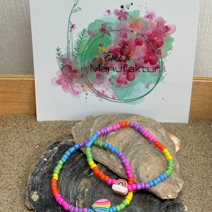 Regenboog parel armband