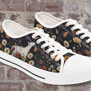 Bull Terrier Sneakers: Unique Low Top Dog Breed Fan Gift
