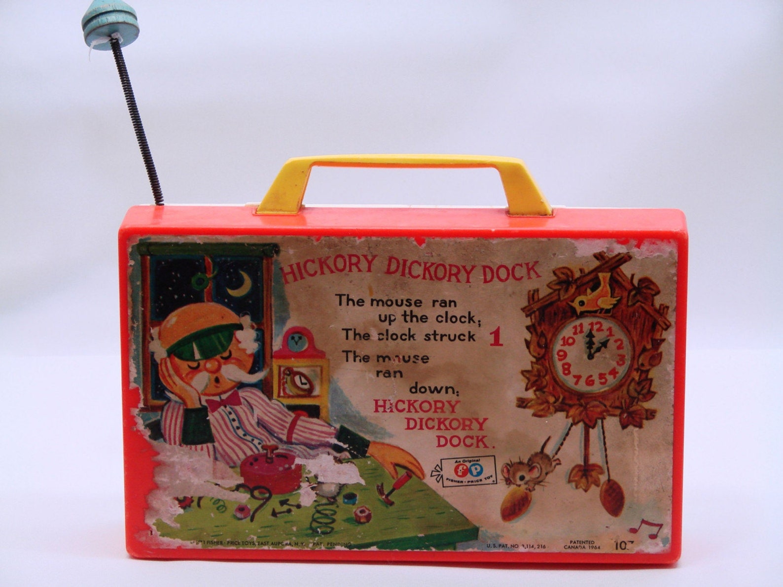 Vintage 1964 Hickory Dickory Dock Clock by Fisher Price Toys Etsy