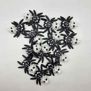 Spiders | 3D Printed | Articulated Flexi Toy | Adorable Poseable 2 - Inch Skull Spiders | Perfect Desk Buddy | Pocket Pal | Sensory Aid