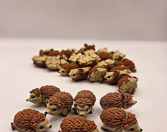 Hedgehog Flexi Miniature | 3D Printed | Tiny Poseable Hedgehog ~1 Inch | Anxiety Sensory Fidget Toy | Cute Desk Pet | Pocket Pal