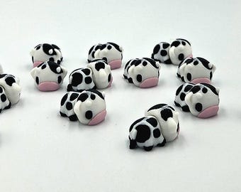 Cow Flexi Fidget Toy – 3D Printed 1 Inch Pocket Pal, Magical Sensory Friend for Anxiety, Cute Exotic Desk Pet