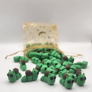 Snails | 3D Printed | Articulated Flexi Bundle | Adorable Poseable 1 - Inch Silly Snails | Perfect Desk Buddy | Pocket Pal | Sensory Aid