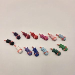 Axolotls | 3D Printed Flexi Animal | Articulated Mini bundle | Sensory Fidget Toy | Adorable Axolotl Bundle | Gift for Her/Him image 9