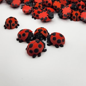 Mini Articulated Ladybug Toy - Tiny 3D Printed Poseable Insect - Cute ...
