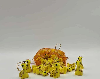Giraffe Flexi Animal | 3D Printed Fidget Toy Bundle | Sensory Toys for ADHD, Anxiety and Stress Relief | Sub-Saharan Animals | Teacher Gift
