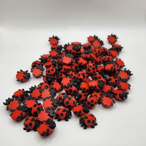 Mini Articulated Ladybug Toy - Tiny 3D Printed Poseable Insect - Cute ...