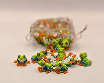 Frogs | 3D Printed | Flexi Tree Frog Fidget Toy | Poseable Pocket Pal | Sensory Tool for ADHD & Anxiety | Amphibian Gift