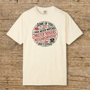Mister Rogers' Neighborhood Shirt, Comfort Colors T-Shirt Bild 3