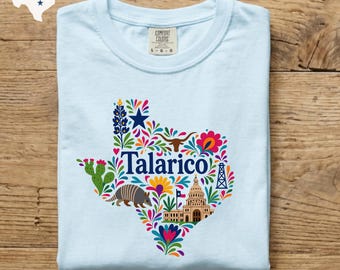 Talarico Otomi Texas Shirt, Komfort Farben T-Shirt