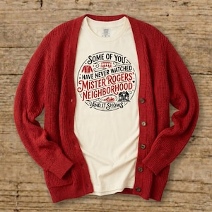 Mister Rogers' Neighborhood Shirt, Comfort Colors T-Shirt Bild 1