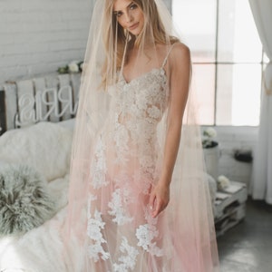 Blush Ombre Veil