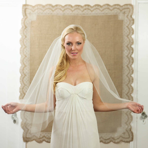 NEW 30 Inch Bridal Cap Wedding Veil