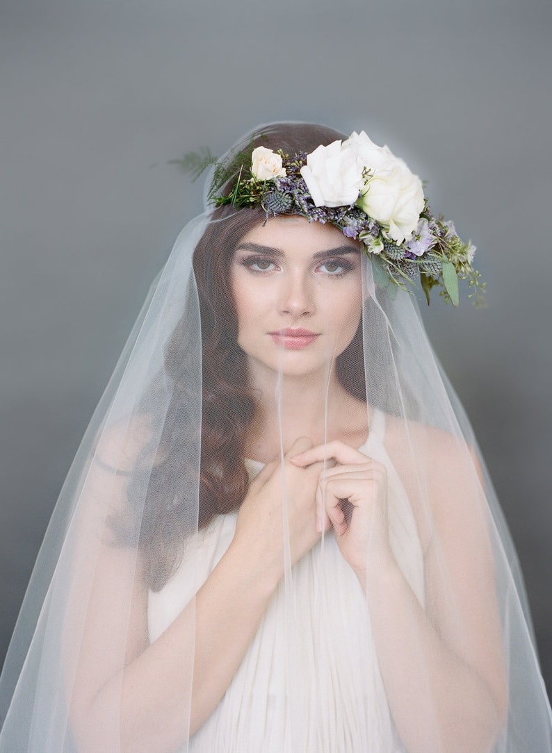 soft wedding veil