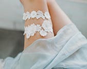 Alencon Lace Garter, Ivory Lace Garter, Veiled Beauty, Rhinestone Garter, Boho Lingerie, Vintage Lace Garter, 1920s Bride, Boho Garter, 1733