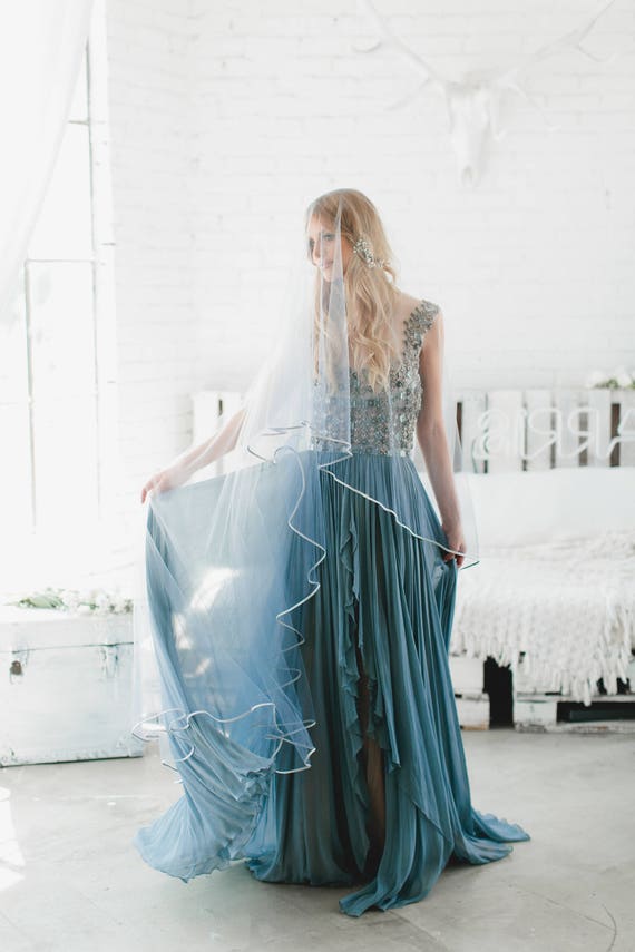the green dress is very pretty in spanish Veiled Vista Kaftan – Fatma With Love main image 0