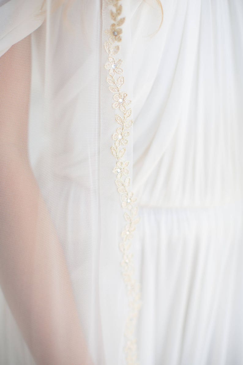 soft wedding veil