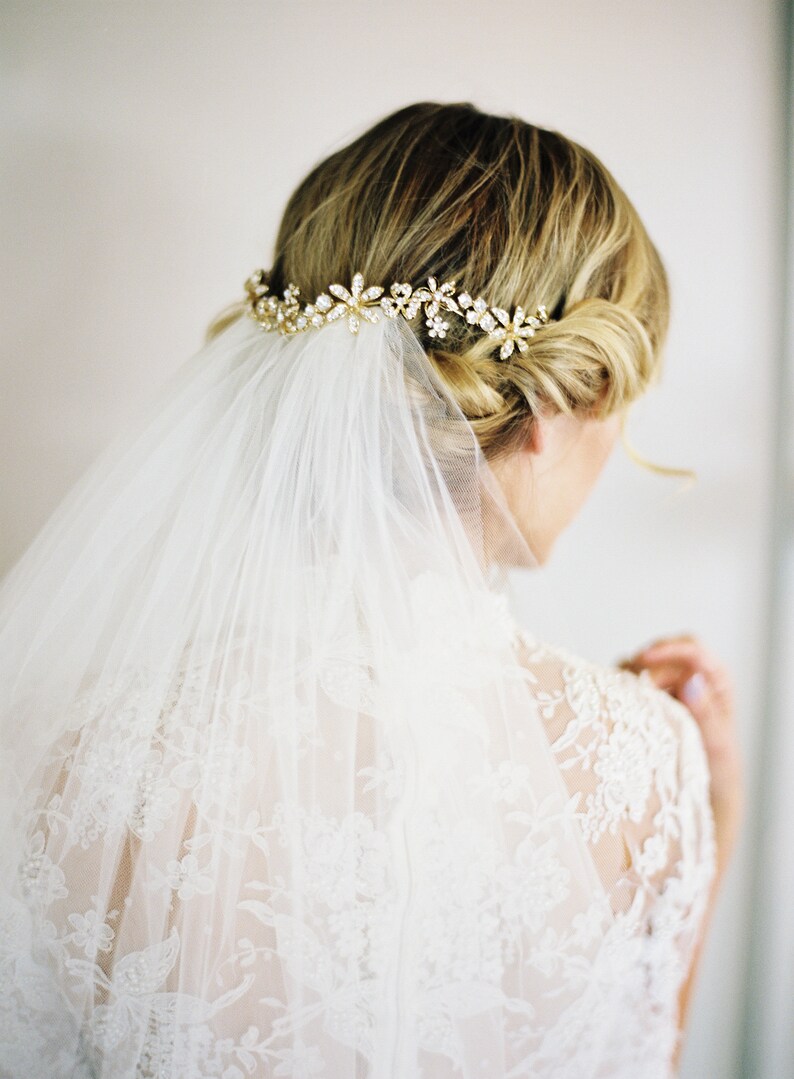soft wedding veil