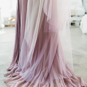 Purple Ombre Custom Veil by Veiled Beauty Hand Dyed - Etsy
