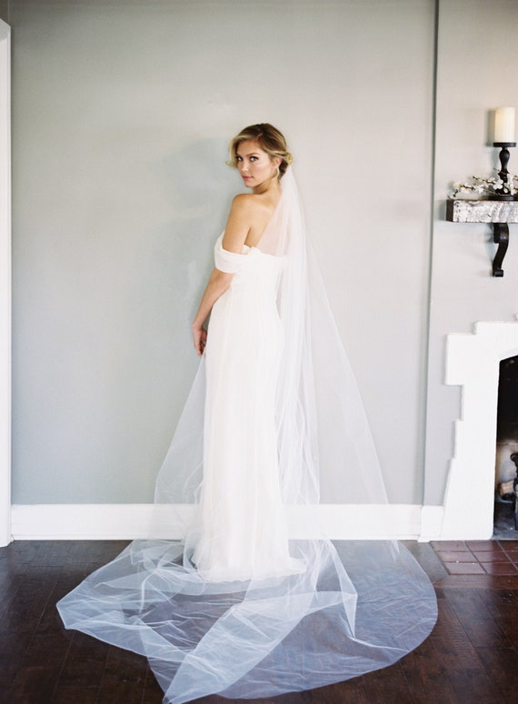 Simple Wedding Veil-little Something Veil-soft Wedding Veil  display picture 3