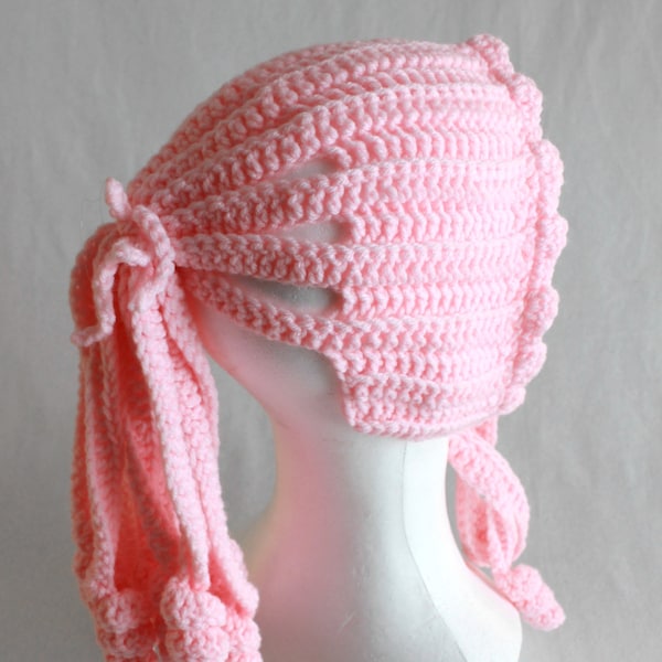 Crochet Pattern PDF Ponytail Hat