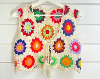 granny square waistcoat pattern free