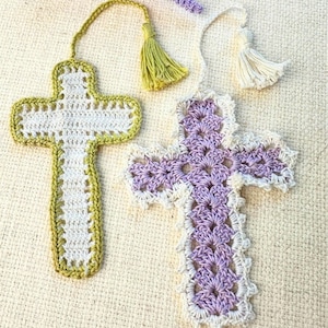 Cross Bookmarks In Thread Crochet Pattern PDF Download,Shell Stitch Cross,Filet Crochet Cross,Religious Crochet Cross,Crochet Bookmarks PDF