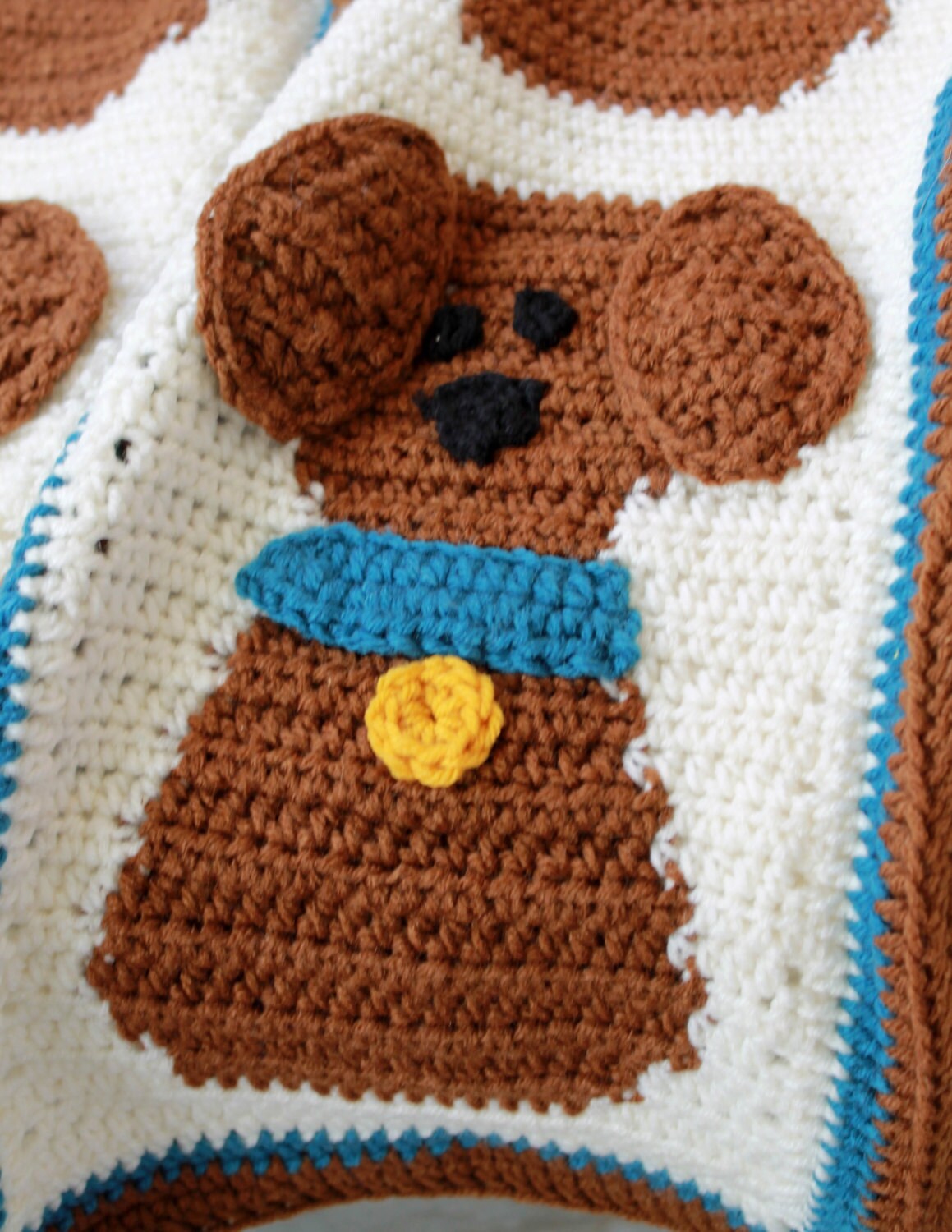 Puppy Love Afghan & Pillow Set Crochet Pattern PDF - Etsy
