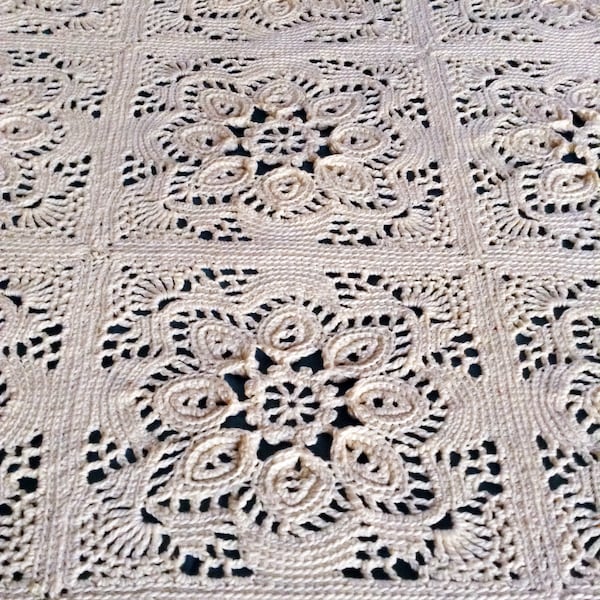Crochet Bedspread - Etsy