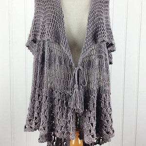East Hampton Vintage Cape Crochet Pattern PDF Download,Crochet Cape Pattern,Vintage Reproduction Cape Pattern,Women&#39;s Crochet Fashion Cape