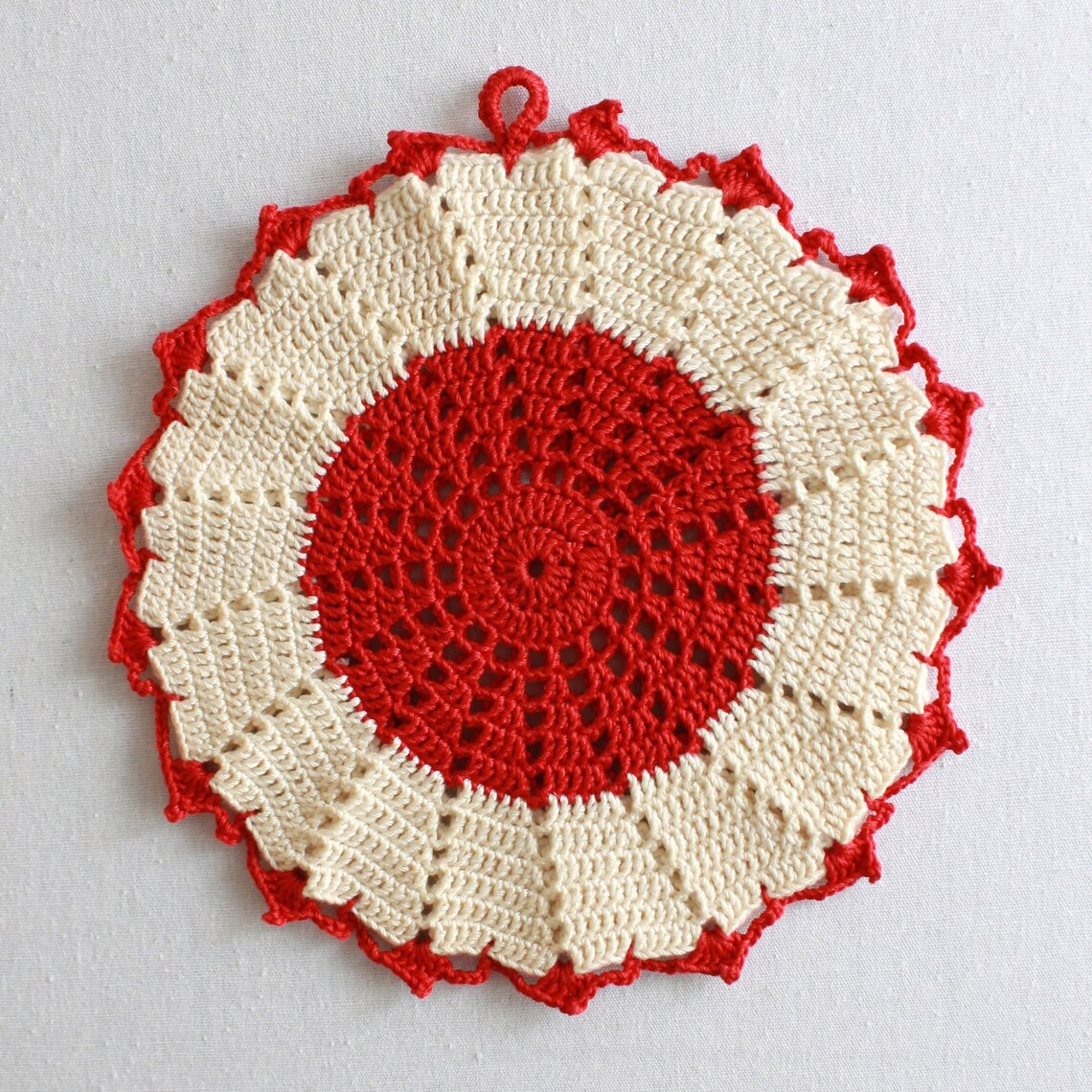 Premium Vintage Potholders Set 2 Crochet Pattern PDF Etsy