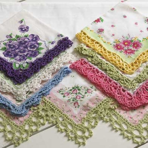 Lace Edgings Crochet Pattern PDF Downloadedging for Etsy