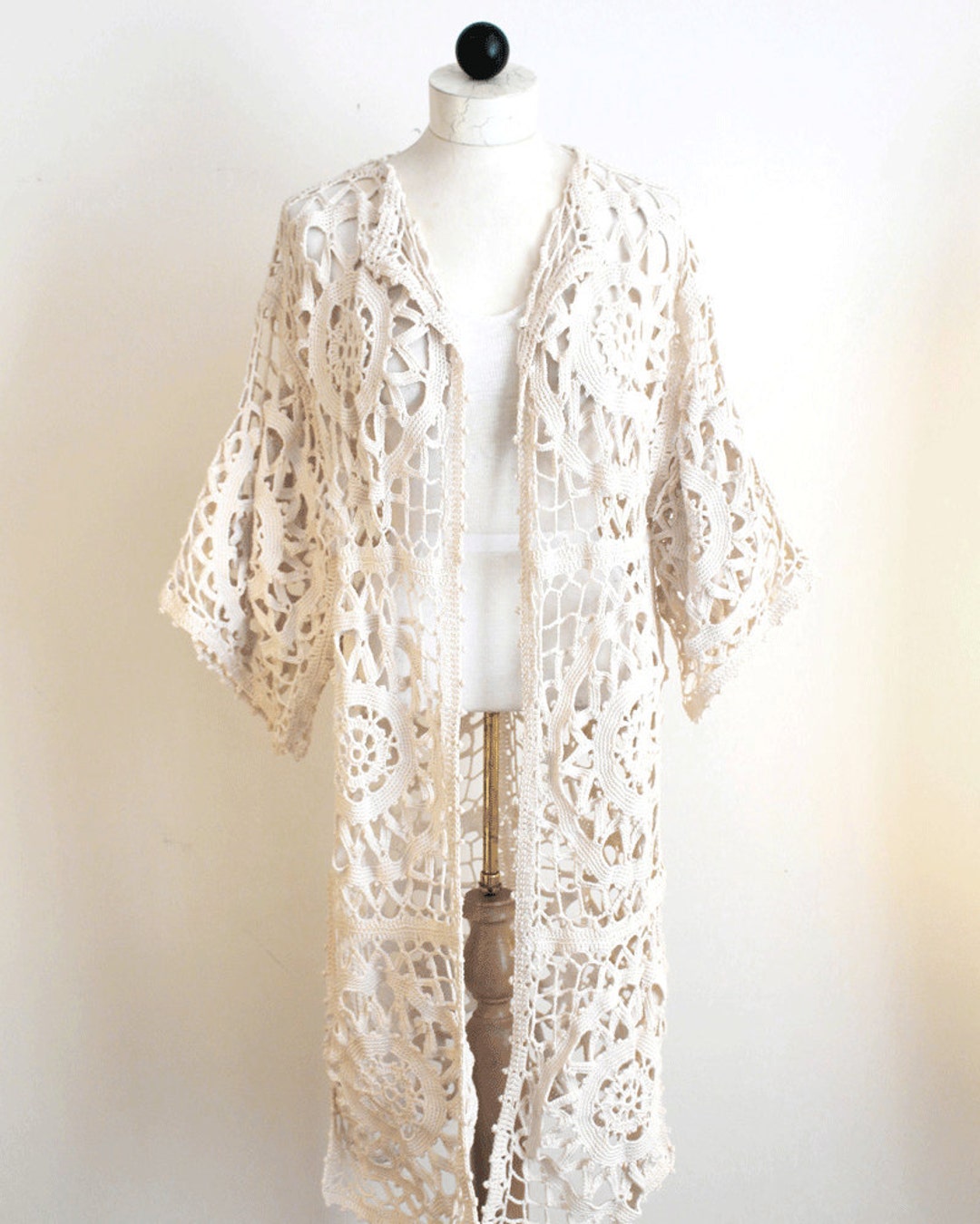 Jenna Jacket Coat Crochet Pattern PDF Download,lace Crochet Square ...
