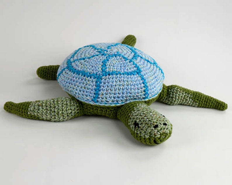 Turtle Afghan & Pillow Set Crochet Pattern PDF Etsy