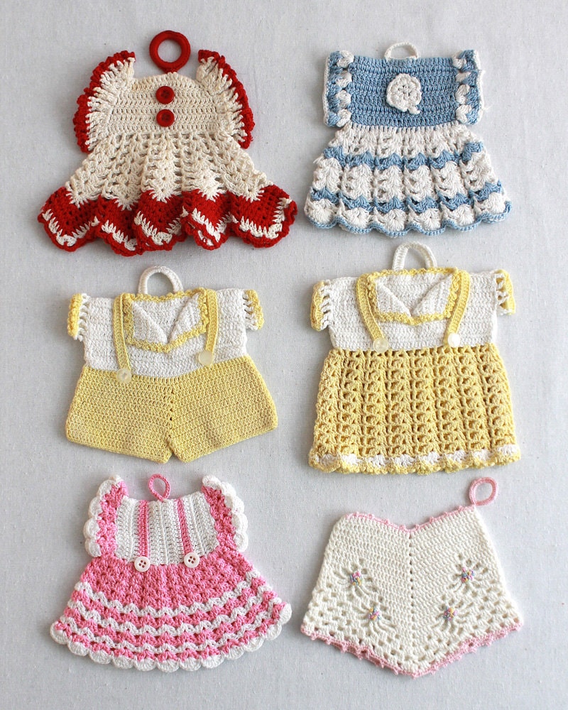 30 Doily Dress Crochet Patterns for Charming Wearables and Vintage Lace Ideas 23 Fashion Potholders Crochet Pattern