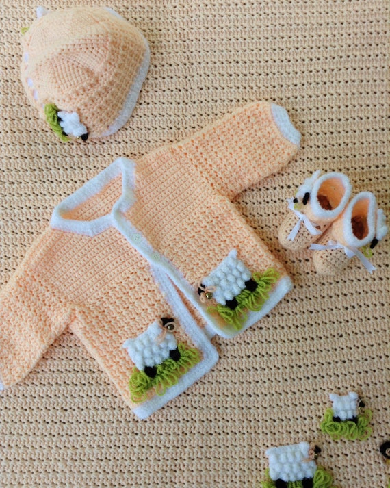 Lambie Pie Layette Crochet Pattern PDF DownloadLamb Baby Etsy