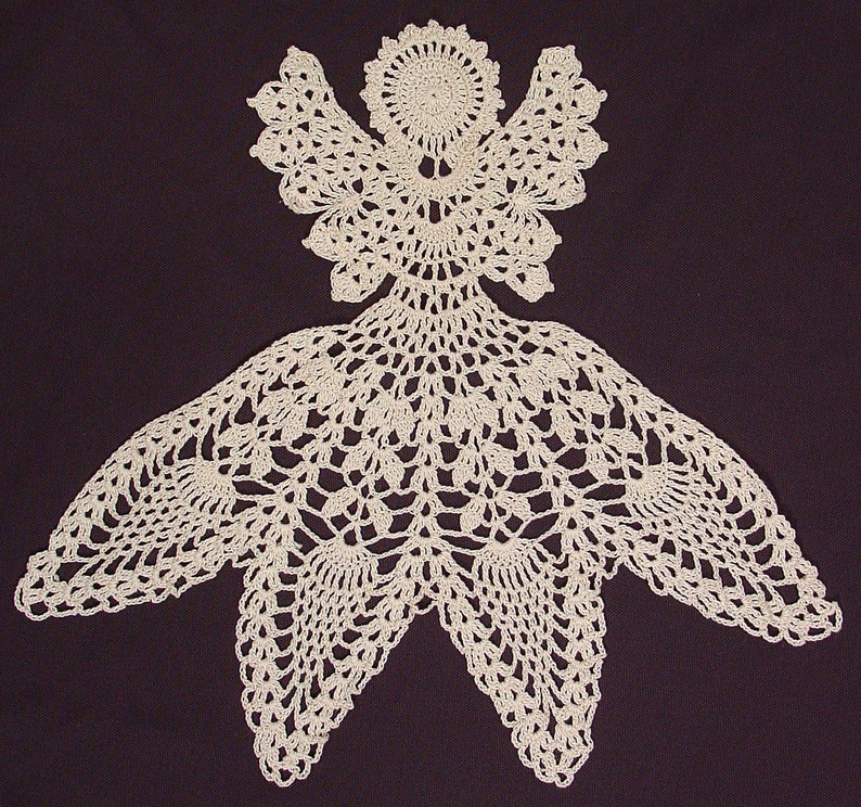 Excelsis Angel Doily Crochet Pattern PDF DownloadCrochet image 4