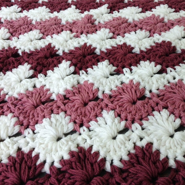 Catherine's Wheel Afghan Crochet Pattern PDF Download,Crochet Catherine Wheel Blanket,Crochet Afghan Pattern,Harlequin Crochet,Starburst PDF