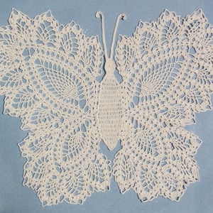 Vintage Butterfly Doily Crochet Pattern PDF Download,Crochet Gift Pattern,Butterfly Doily,Crochet Lace Butterfly,Butterfly Wall Art Crochet