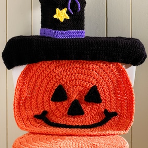 Pumpkin Toilet Cover Crochet Pattern PDF Download,Jackolantern Toilet Cover,Crochet Toilet Tank Cover,Crochet Toilet Seat Cover,Pumpkin PDF
