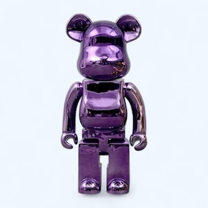 Bear Purple Statue. Pop Art. Alec Monopoly. 70cm Sculpture